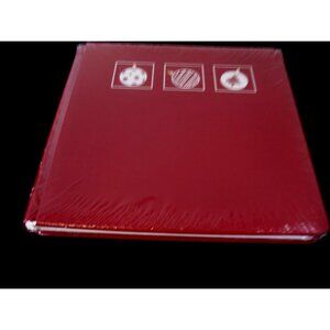 Creative Memories Red Holiday Ornament Scrapbook Album